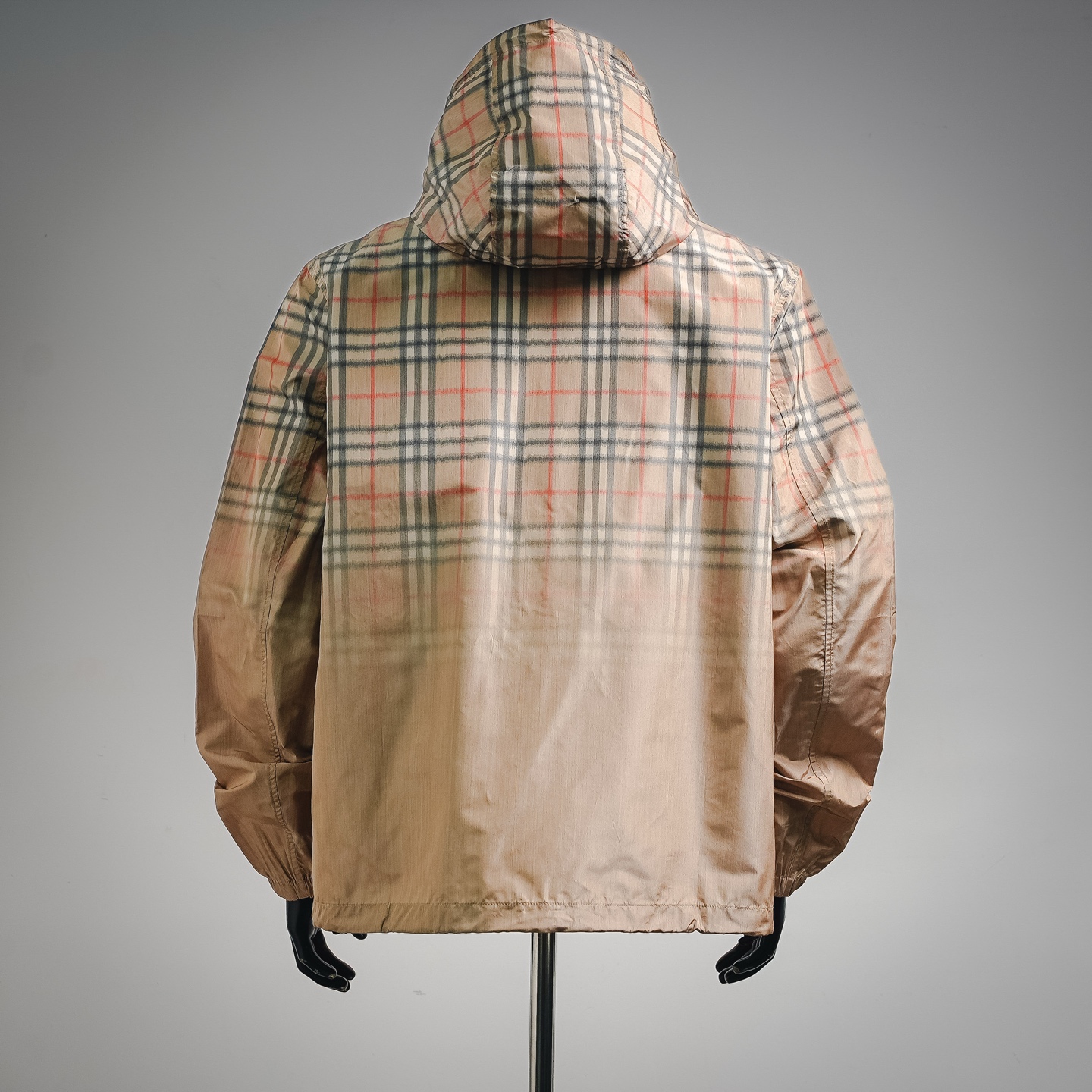 Bur graffiti plaid jacket
