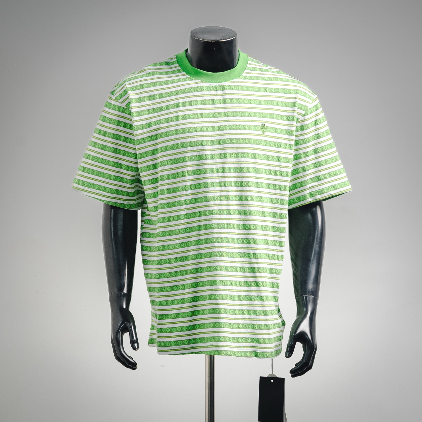 Chrome striped t-shirt