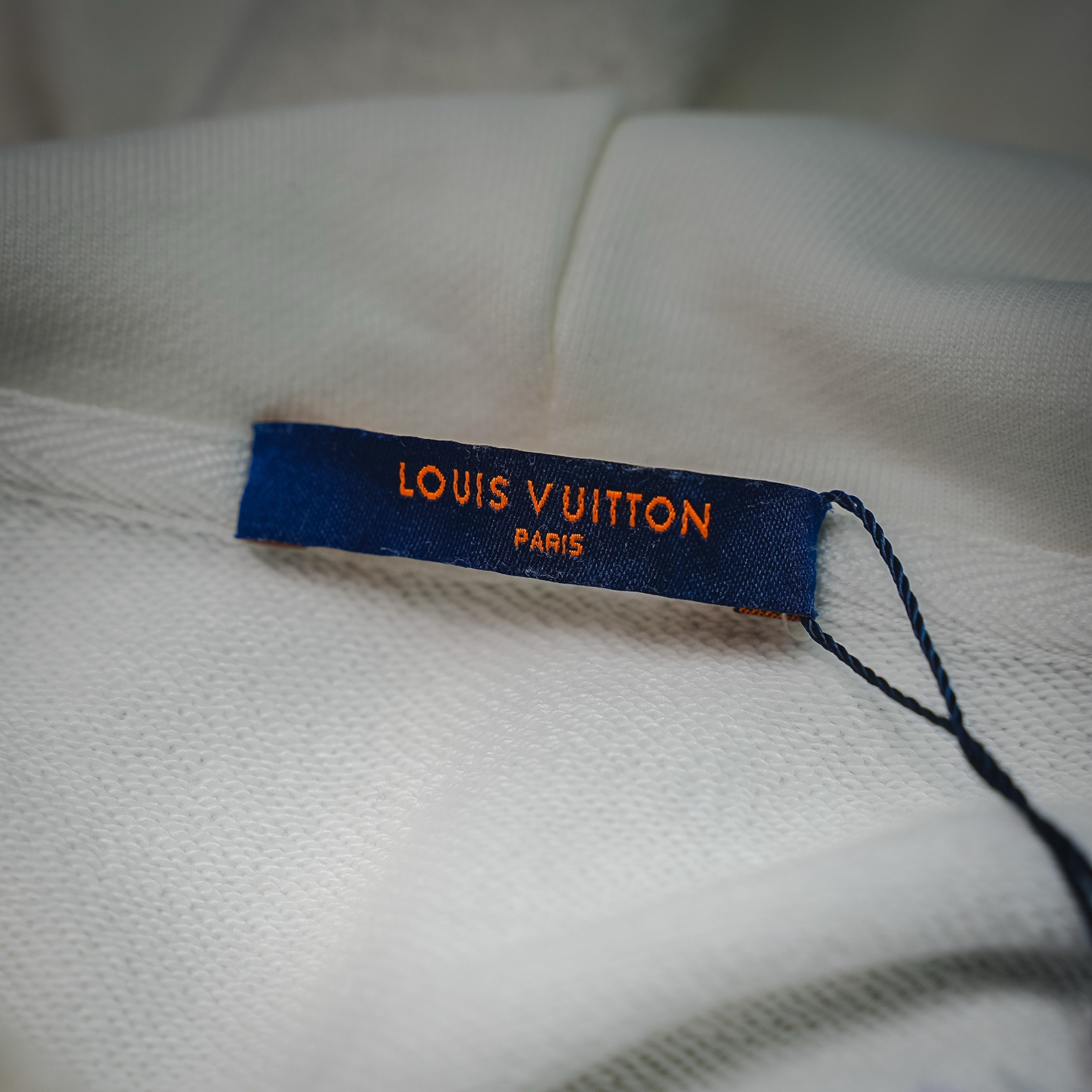 Louis embroidered ripped hoodie
