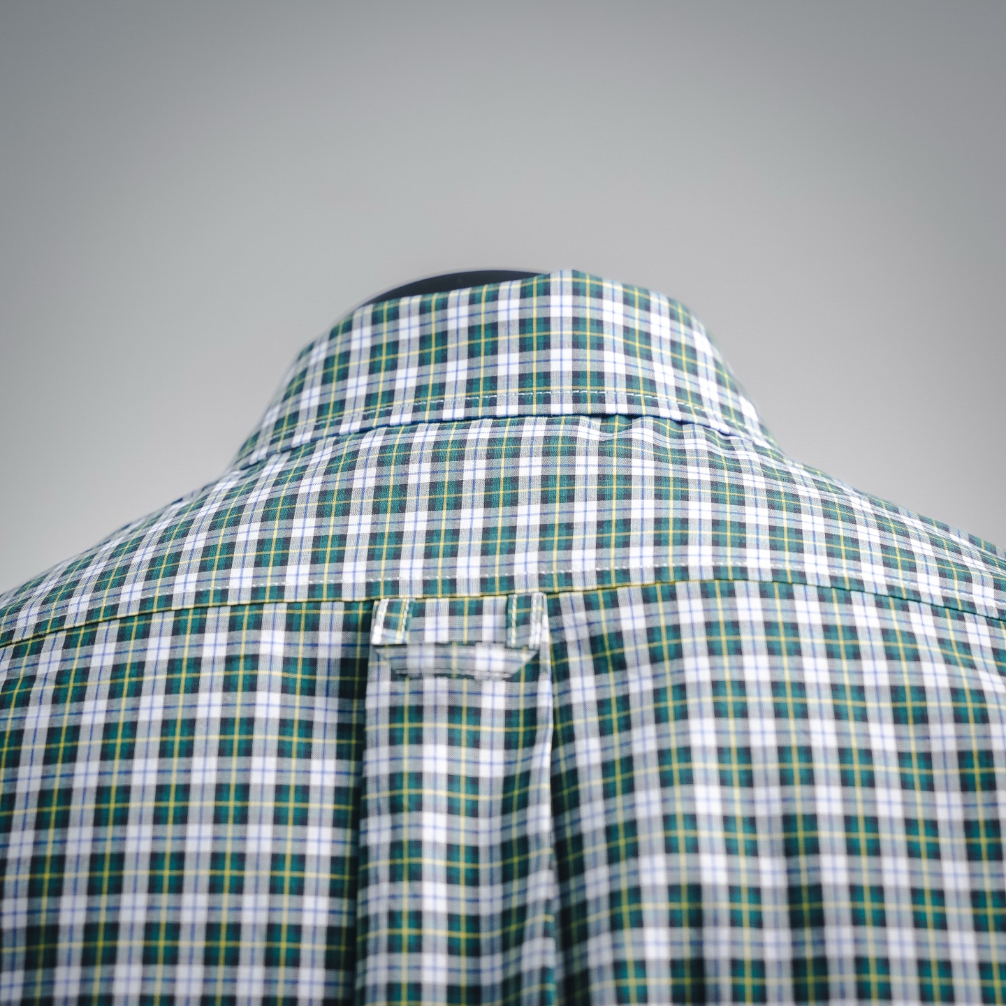 Cel plaid embroidered shirt
