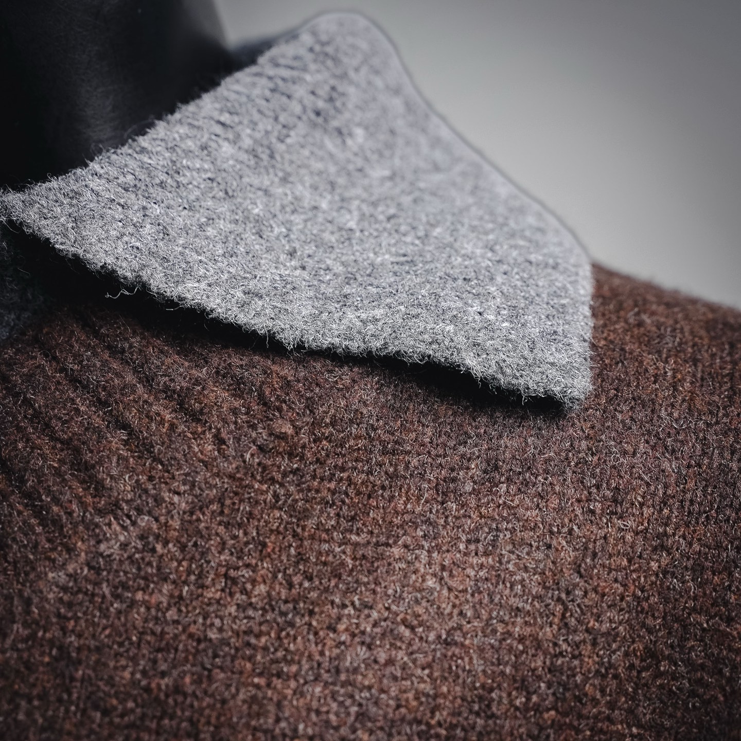 Bottega layered chunky knit sweater