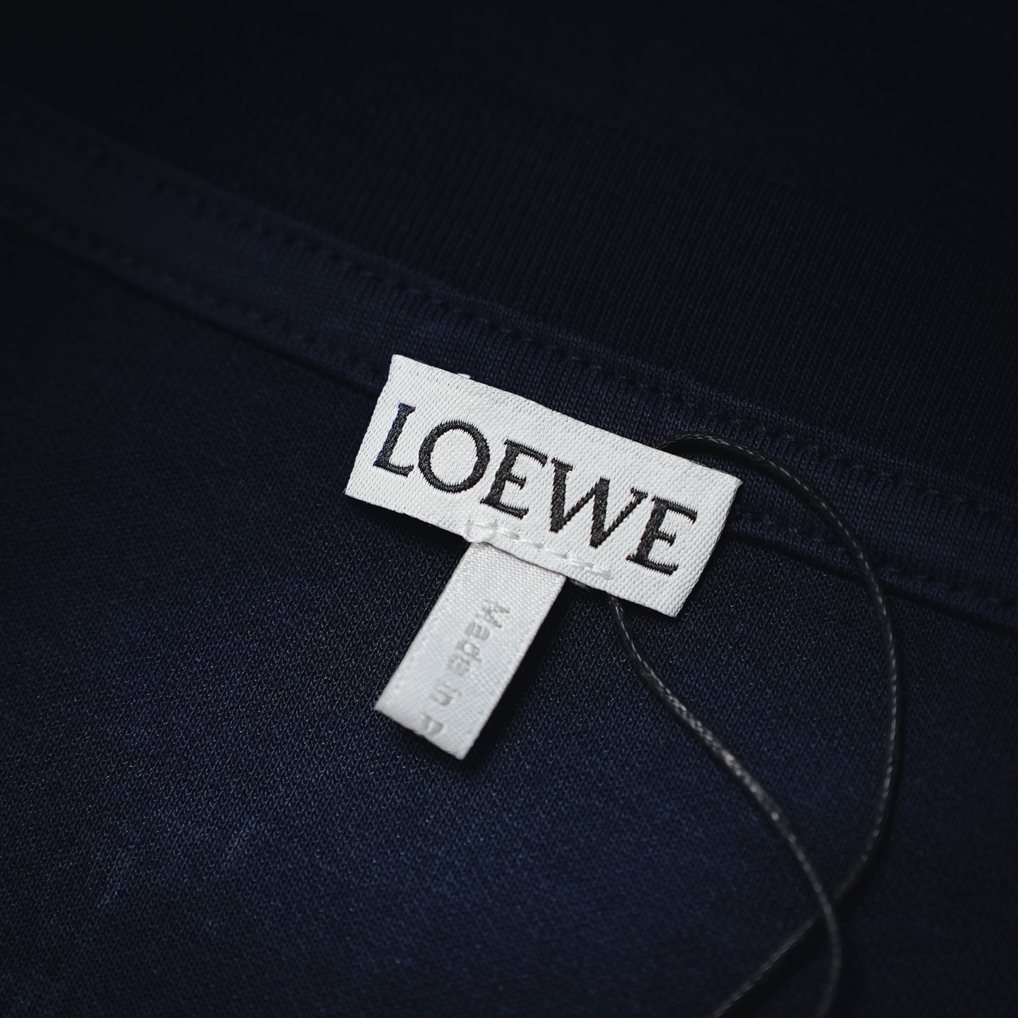 Loe embroidered striped t-shirt