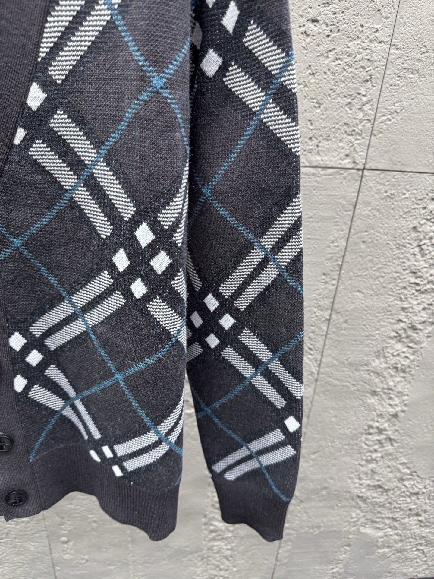Bur jacquard cardigan