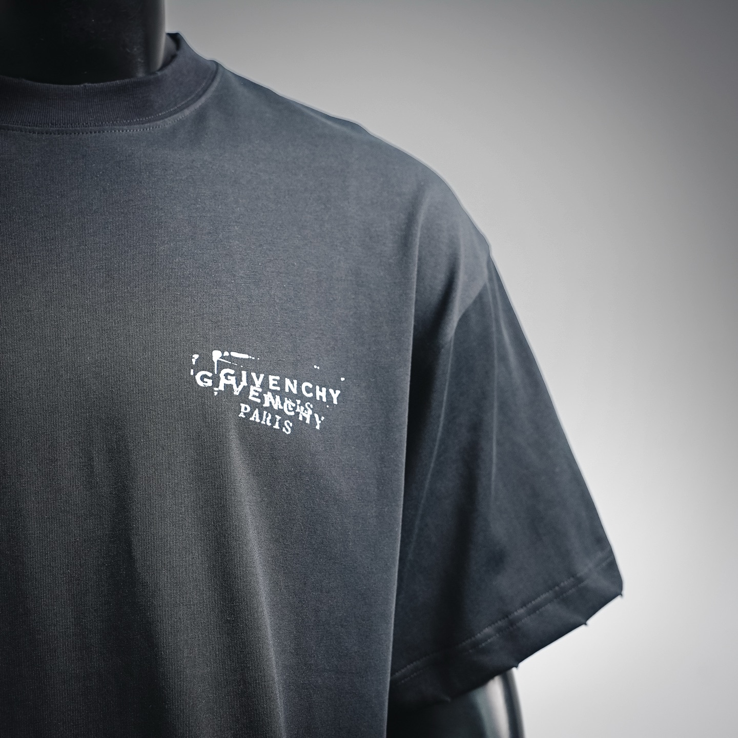 Given letter printed t-shirt