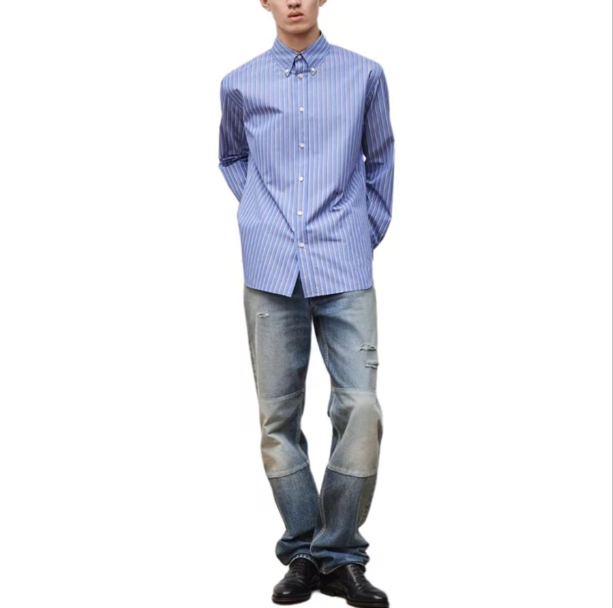 CD striped dress shirt
