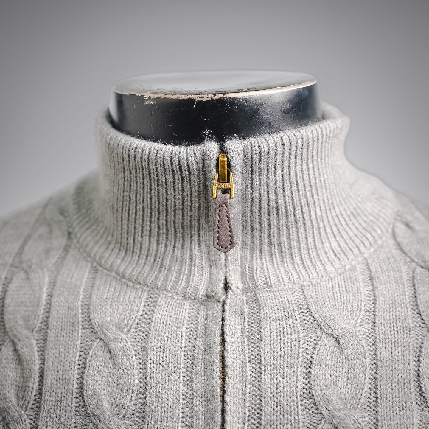 Ralph cable-knit half-zip sweater