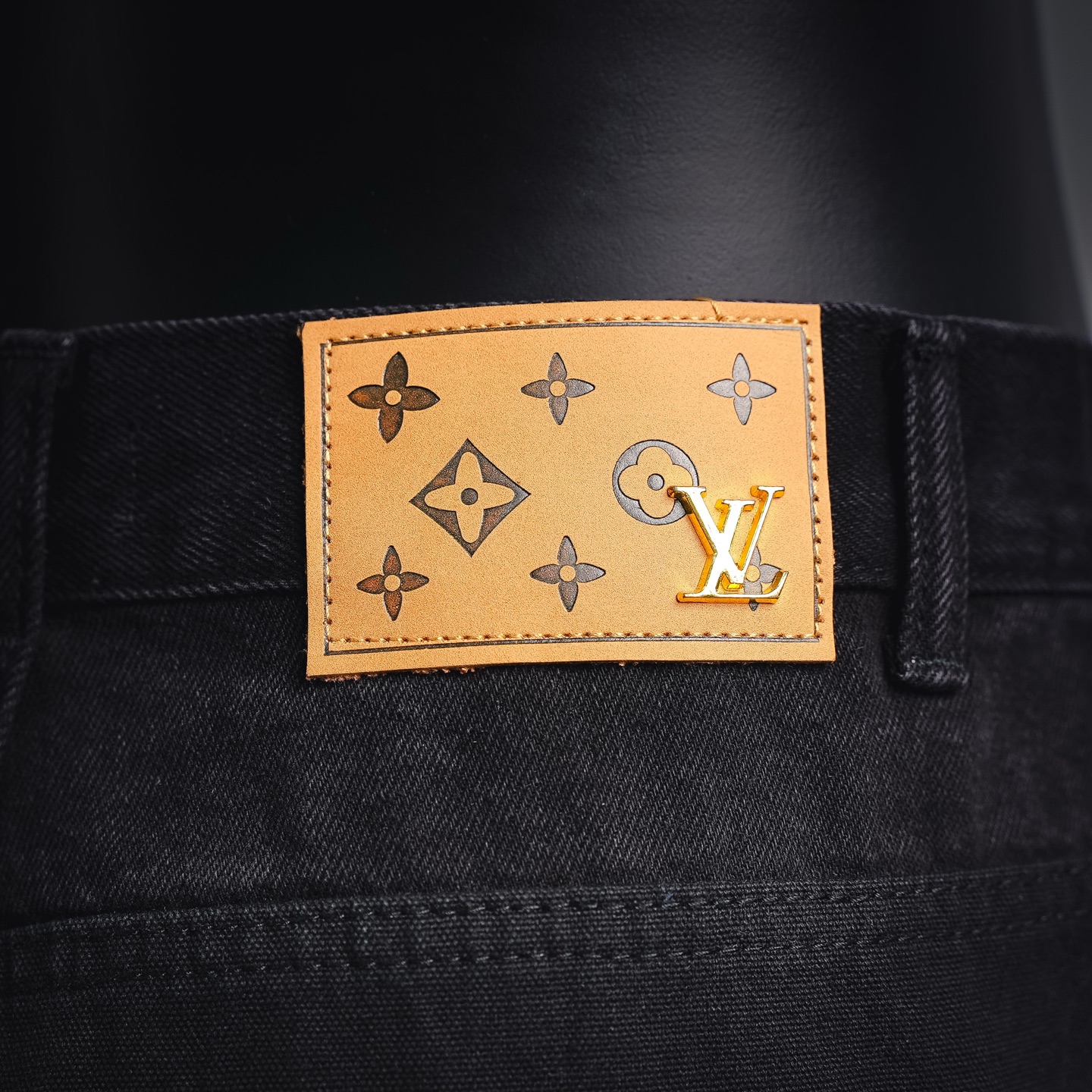 Louis wide-leg monogram jeans
