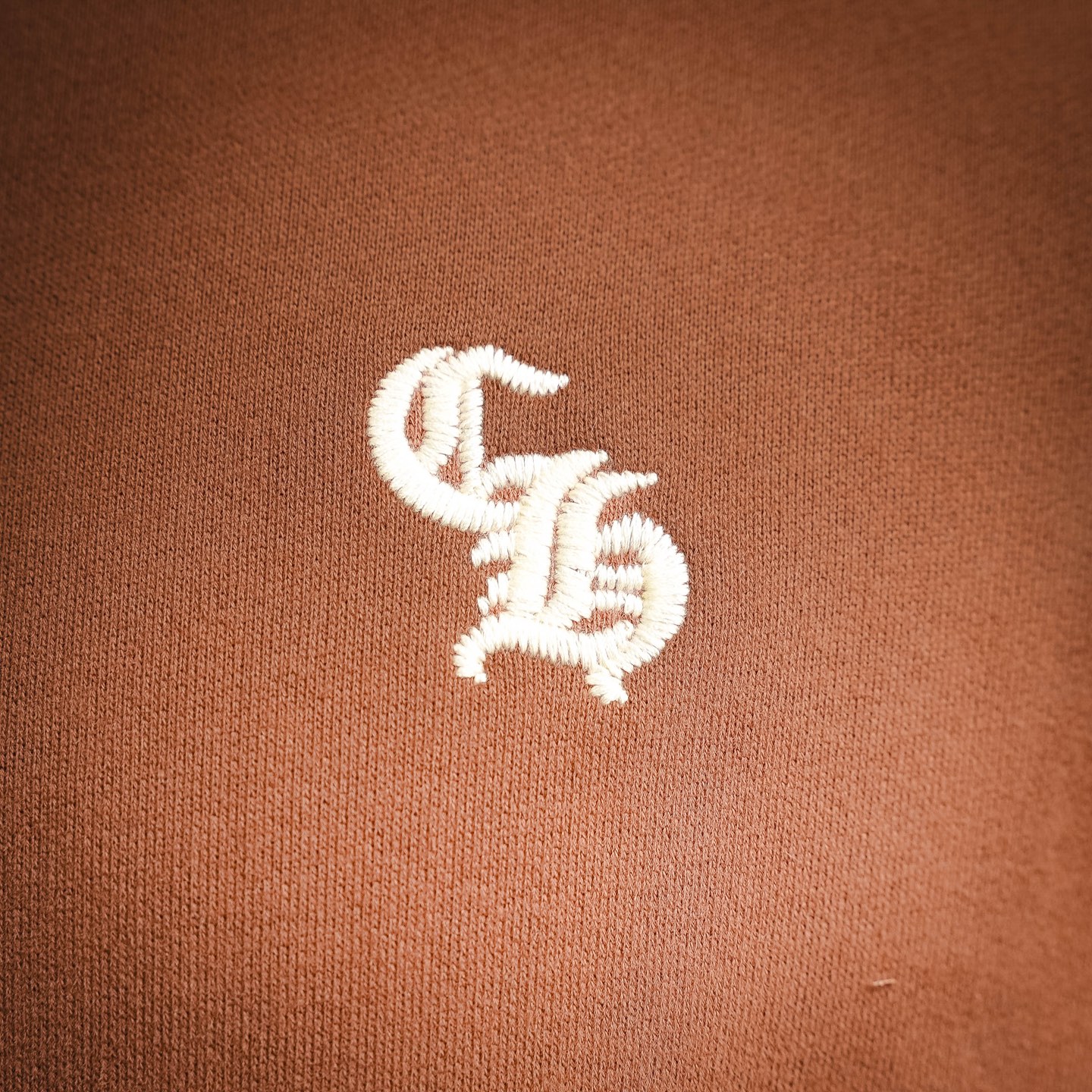 Chrome embroidered hoodie