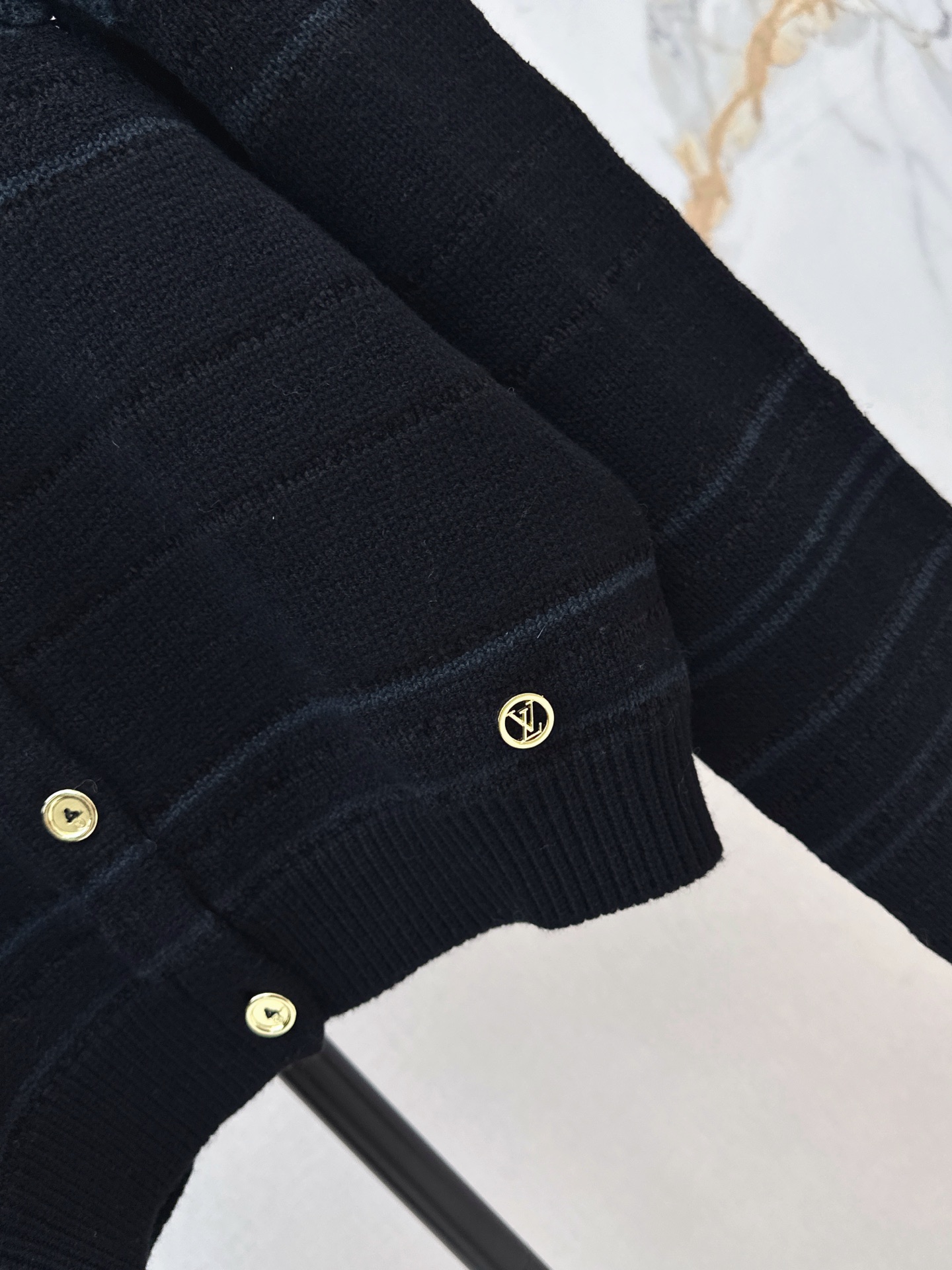 Loui 26fw lace-trim cardigan