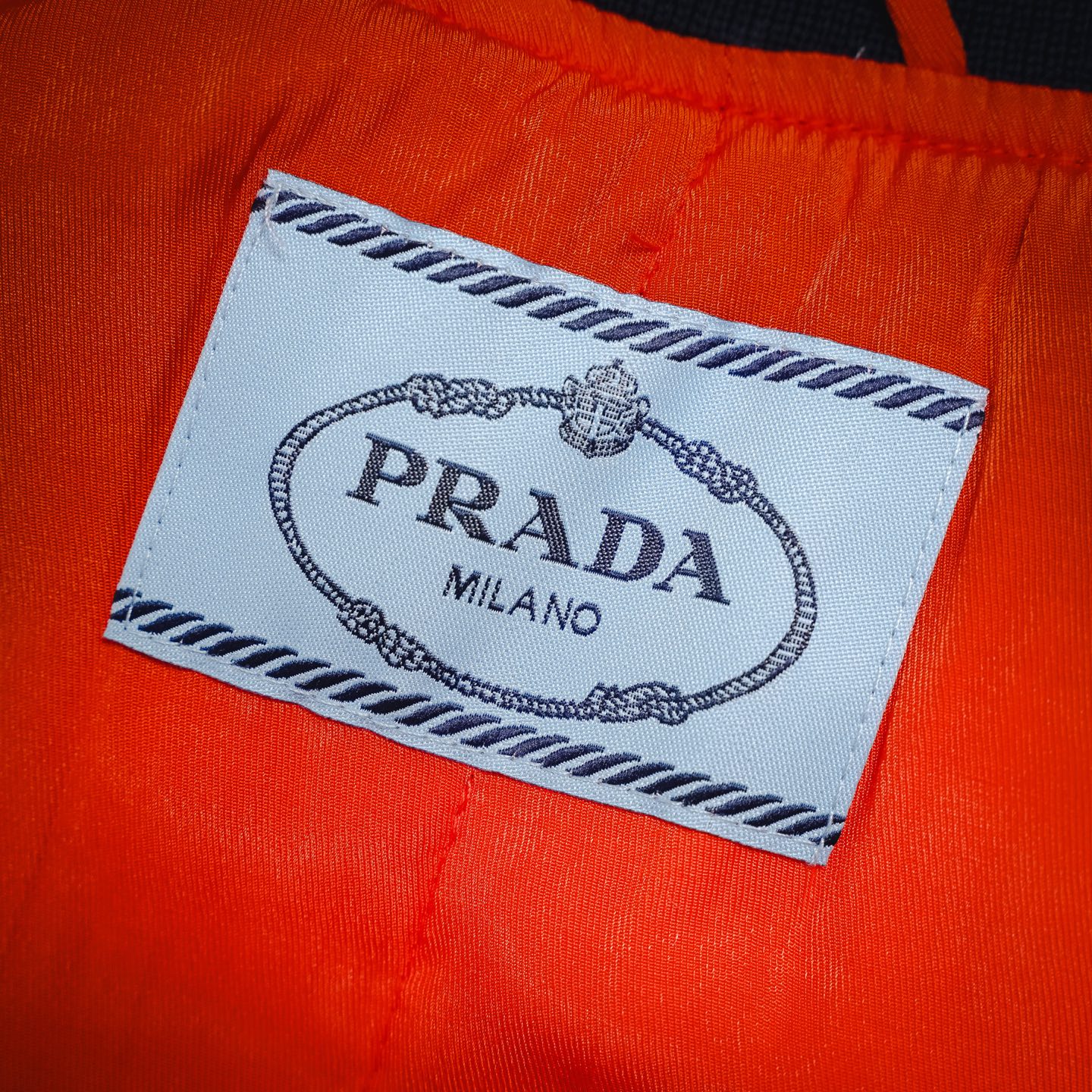 Pra knit logo badge jacket
