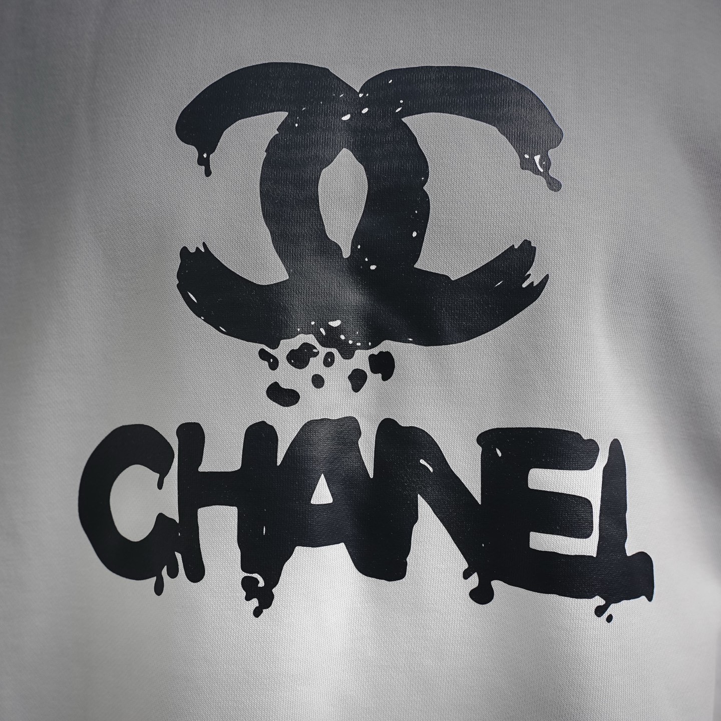 Chan logo print sweatshirt