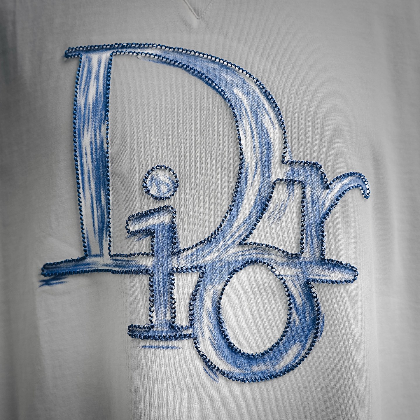 CD hand-drawn graffiti-print t-shirt