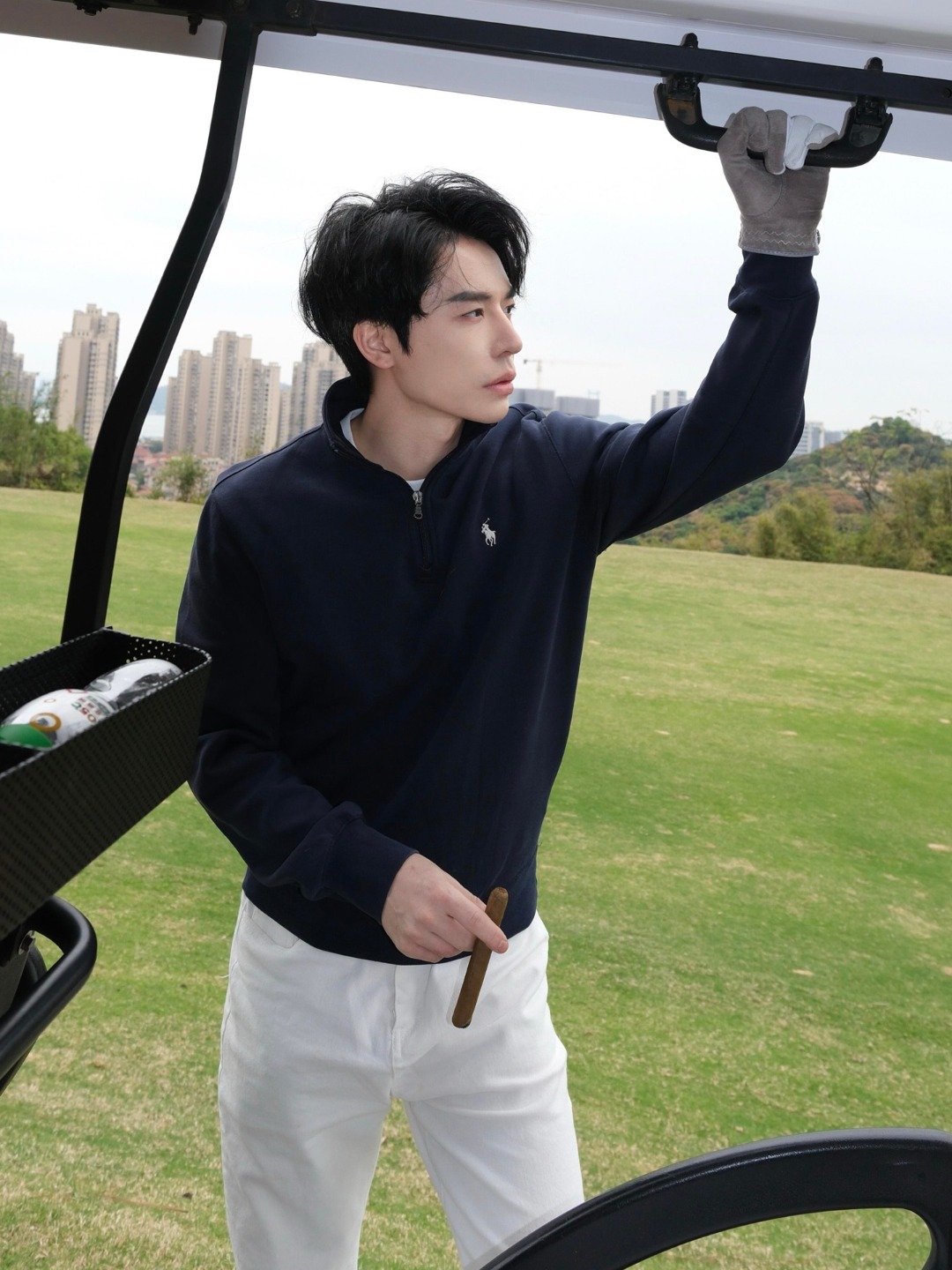 Ralph casual stand collar jacket