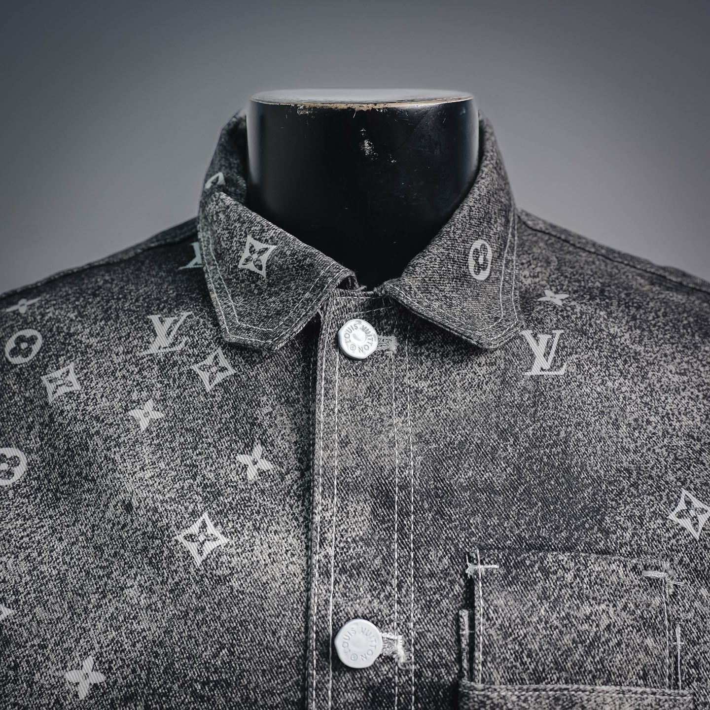 Louis gradient monogram jacket