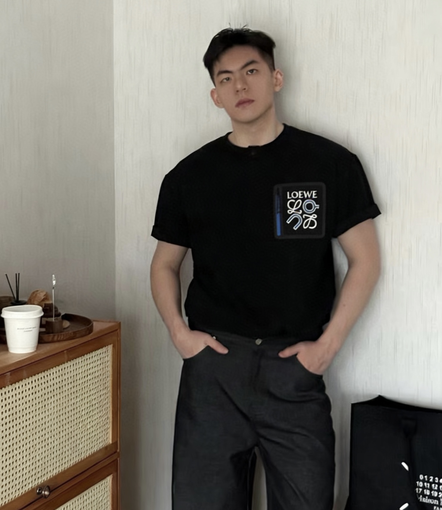 Loe pocket zip t-shirt