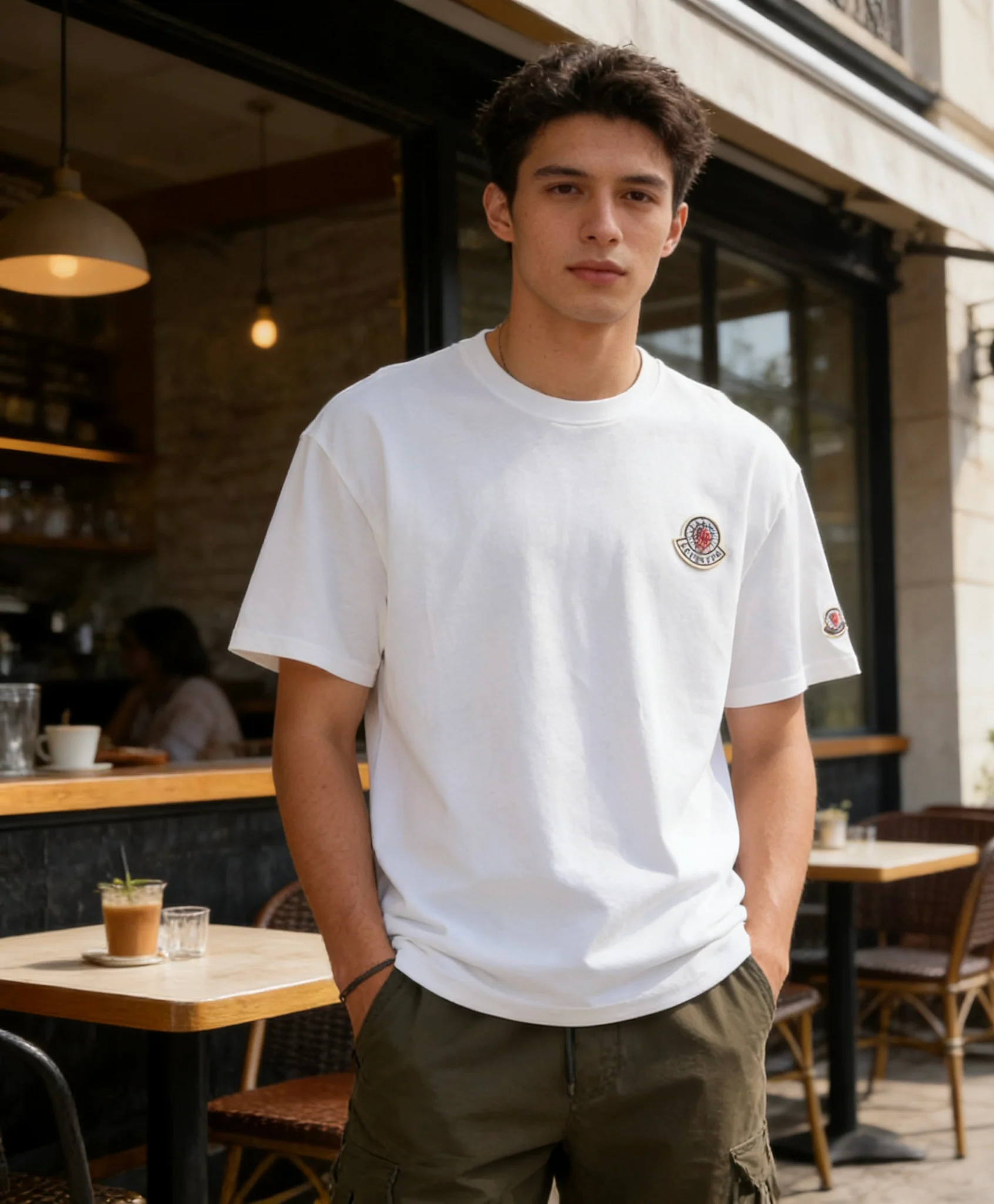 Mon embroidered t-shirt