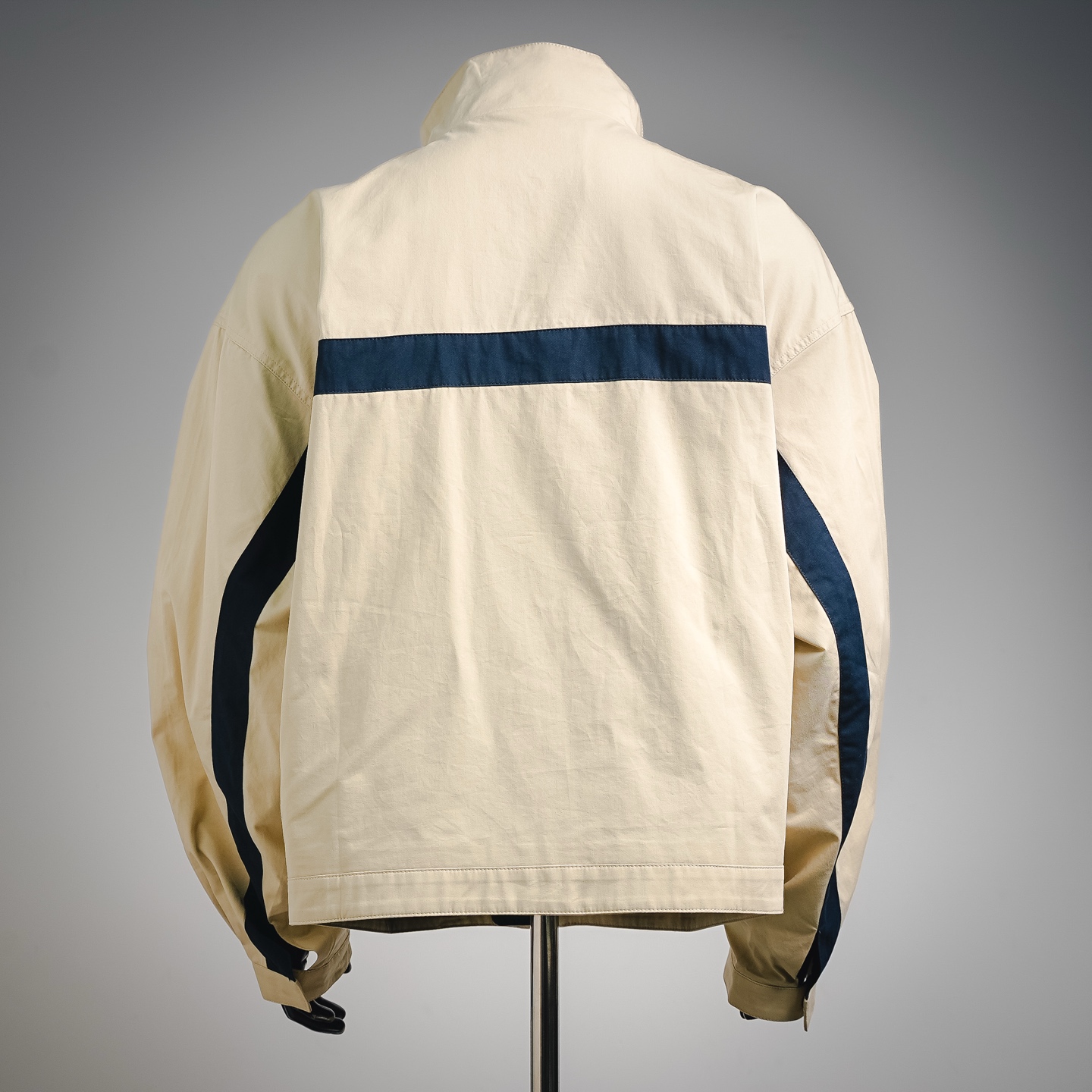 Saint embroidered splicing jacket